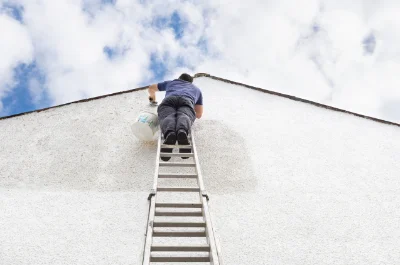 Peinture extérieure à Tourouvre au Perche — façades et ravalement